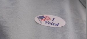 I voted sticker small